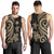 Tokelau Men's Tank Top - Gold Tentacle Turtle - Polynesian Pride