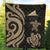 Tokelau Premium Quilt - Gold Tentacle Turtle - Polynesian Pride