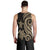 Kosrae Men's Tank Top - Gold Tentacle Turtle - Polynesian Pride