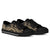 Fiji Low Top Canvas Shoes - Gold Tentacle Turtle - Polynesian Pride