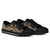 Tonga Low Top Canvas Shoes - Gold Tentacle Turtle - Polynesian Pride