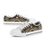 Northern Mariana Islands Low Top Canvas Shoes - Gold Tentacle Turtle - Polynesian Pride