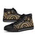 Samoa High Top Shoes - Gold Tentacle Turtle - Polynesian Pride