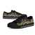Tonga Low Top Canvas Shoes - Gold Tentacle Turtle - Polynesian Pride