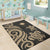 Marshall Islands Area Rug - Gold Tentacle Turtle - Polynesian Pride