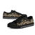 Tokelau Low Top Canvas Shoes - Gold Tentacle Turtle - Polynesian Pride