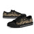 Yap Low Top Canvas Shoes - Gold Tentacle Turtle - Polynesian Pride