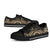 Kosrae Low Top Canvas Shoes - Gold Tentacle Turtle - Polynesian Pride