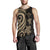 Kosrae Men's Tank Top - Gold Tentacle Turtle - Polynesian Pride