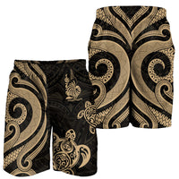 New Caledonia Men's Short - Gold Tentacle Turtle - Polynesian Pride