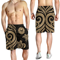 Tahiti Men's Short - Gold Tentacle Turtle - Polynesian Pride