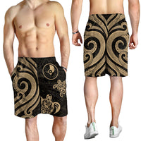 Yap Men's Short - Gold Tentacle Turtle - Polynesian Pride