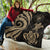 Niue Premium Quilt - Gold Tentacle Turtle - Polynesian Pride