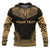 Tahiti Polynesian Chief Custom Hoodie Gold Version - Polynesian Pride