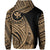 Hawaii Kanaka Polynesian Zip up Hoodie Tatoo Style Gold - Polynesian Pride