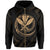 Polynesian Kanaka Shaka Map of Hawaii Zip Hoodie Gold - Polynesian Pride