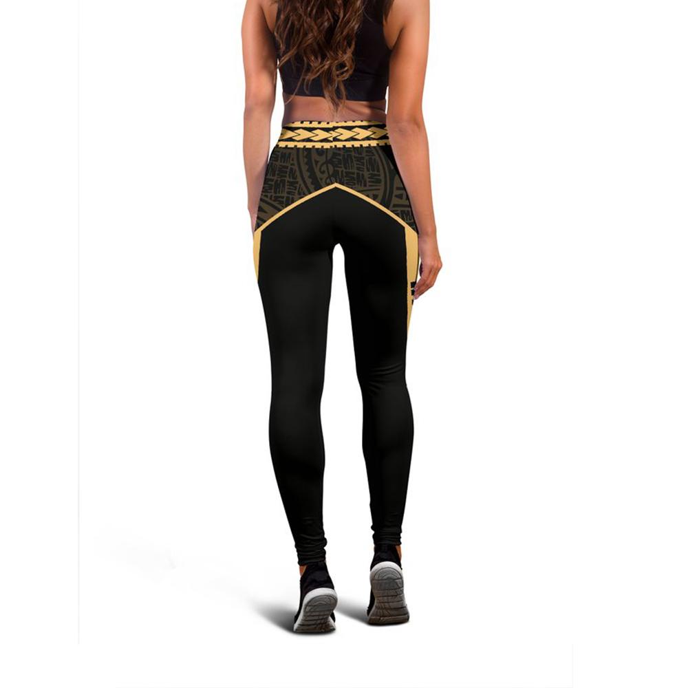 Hawaii Active 3rd Leggings A16 - Polynesian Pride