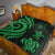 Niue Premium Quilt - Green Tentacle Turtle - Polynesian Pride