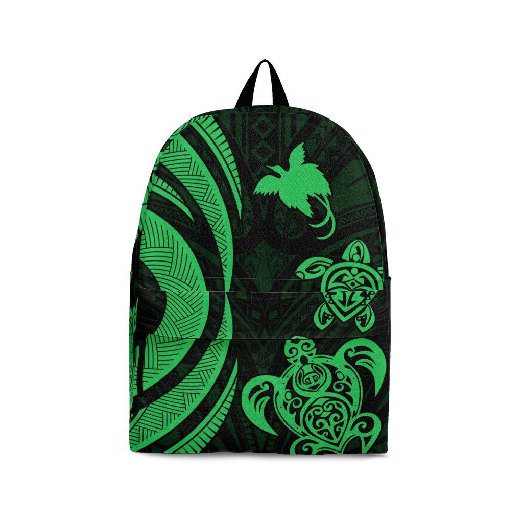 Papua New Guinea Backpack - Green Tentacle Turtle Green - Polynesian Pride