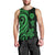 Tahiti Men's Tank Top - Green Tentacle Turtle - Polynesian Pride