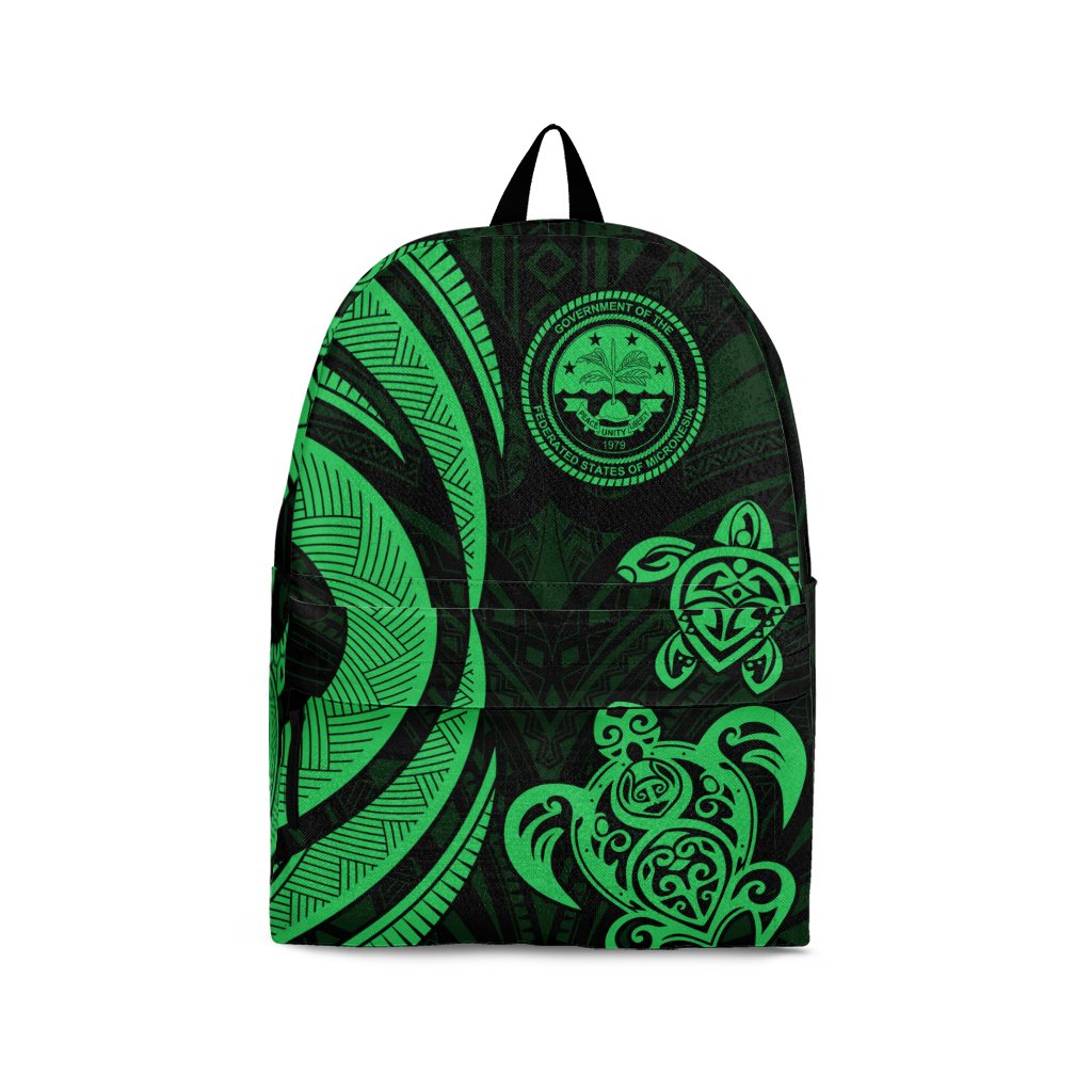 Federated States of Micronesia Backpack - Green Tentacle Turtle Green - Polynesian Pride