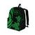 Fiji Backpack - Green Tentacle Turtle Crest - Polynesian Pride