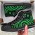 Marshall Islands High Top Shoes - Green Tentacle Turtle - Polynesian Pride