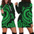 Kosrae Women Hoodie Dress - Green Tentacle Turtle Green - Polynesian Pride