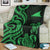 Tokelau Premium Blanket - Green Tentacle Turtle - Polynesian Pride