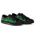 Federated States of Micronesia Low Top Canvas Shoes - Green Tentacle Turtle - Polynesian Pride