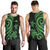 Tokelau Men's Tank Top - Green Tentacle Turtle - Polynesian Pride