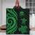 Tuvalu Premium Quilt - Green Tentacle Turtle - Polynesian Pride