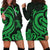 Pohnpei Women Hoodie Dress - Green Tentacle Turtle Green - Polynesian Pride