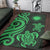 Northern Mariana Islands Area Rug - Green Tentacle Turtle - Polynesian Pride