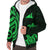 Tokelau Sherpa Hoodie - Green Tentacle Turtle - Polynesian Pride