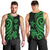 Tahiti Men's Tank Top - Green Tentacle Turtle - Polynesian Pride