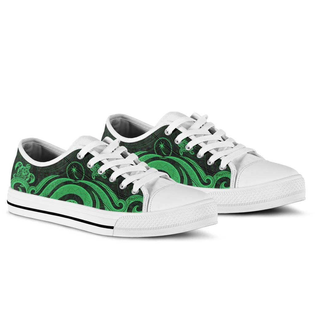 Chuuk Low Top Shoes - Green Tentacle Turtle - Polynesian Pride