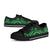 Federated States of Micronesia Low Top Canvas Shoes - Green Tentacle Turtle - Polynesian Pride