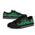 Hawaii Low Top Canvas Shoes - Green Tentacle Turtle - Polynesian Pride