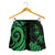 Guam Women's Short - Green Tentacle Turtle - Polynesian Pride