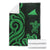 Tokelau Premium Blanket - Green Tentacle Turtle - Polynesian Pride