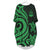 Vanuatu Batwing Pocket Dress - Green Tentacle Turtle Women Green - Polynesian Pride