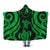 Yap Hooded Blanket - Green Tentacle Turtle Hooded Blanket Green - Polynesian Pride