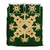 Hawaiian Royal Pattern Quilt Bed Set - Green - L2 Style - AH Green - Polynesian Pride