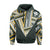 Hawaii Hoodie Football Jersey Style Green and Yellow - Polynesian Pride