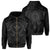 Polynesian Kakau Kanaka Turtle Map Hawaii Zip Hoodie Circle Style Grey Unisex Grey - Polynesian Pride