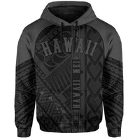 Hawaii Nei Hoodie Polynesian Grey - Polynesian Pride