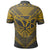 Hawaiian Kanaka Map Football Jersey Polo Shirt Grey and Yellow Roger Style - Polynesian Pride