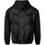 Polynesian Kanaka Shark Turtle Manta Ray Map of Hawaii Zip Hoodie Grey - Polynesian Pride