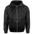 Polynesian Skull Hawaii Zip Hoodie Grey Circle Style - Polynesian Pride